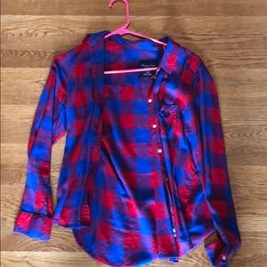 American Eagle flannel Button Up